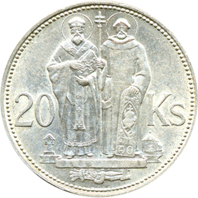 Česko a Slovensko / Slovenský štát 1939-1945 / 20 Korún (20 Ks) 1941