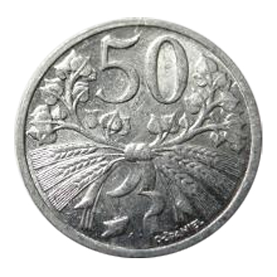Česko a Slovensko / ČSR 1945-1953 / 50 Haléř (50 h) 1951