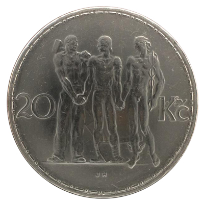 Česko a Slovensko / ČSR 1918-1939 / 20 Korún (20 Kč) 1933