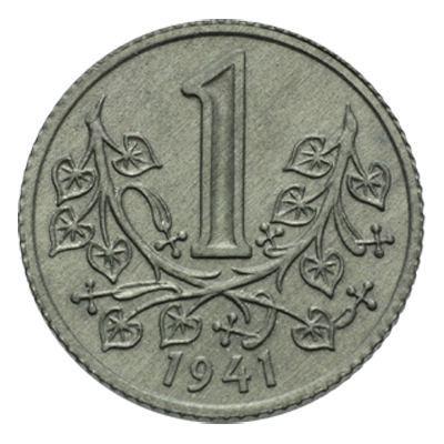 Česko a Slovensko / Protektorát 1939-1945 / 1 Koruna (1 K) 1941